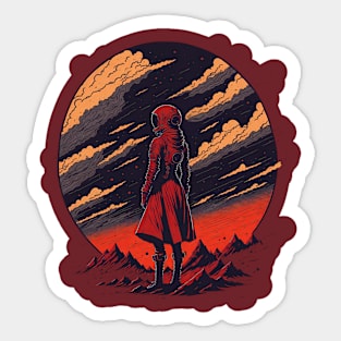 Red Planet Adventures: Unveiling the Secrets of Space Exploration Sticker